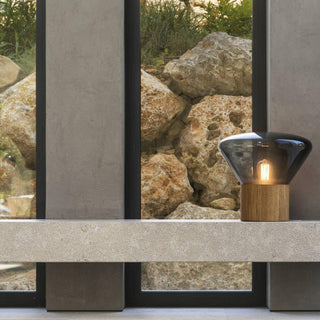 Sylirella Minimaliste Lampe de Table Bois