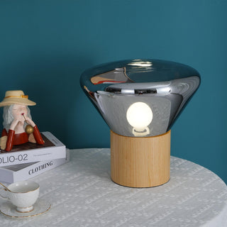 Sylirella Minimaliste Lampe de Table Bois