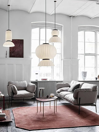 Eurzorion Soie Lanterne Suspension Lumière