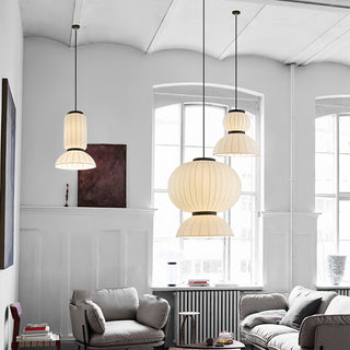 Eurzorion Soie Lanterne Suspension Lumière