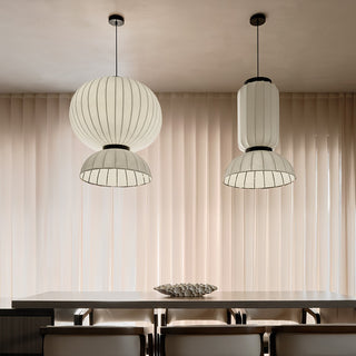 Eurzorion Soie Lanterne Suspension Lumière