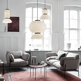 Eurzorion Soie Lanterne Suspension Lumière