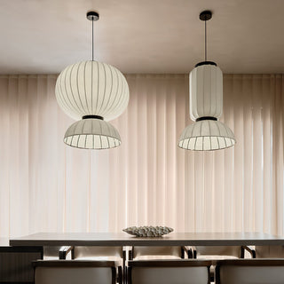 Eurzorion Soie Lanterne Suspension Lumière