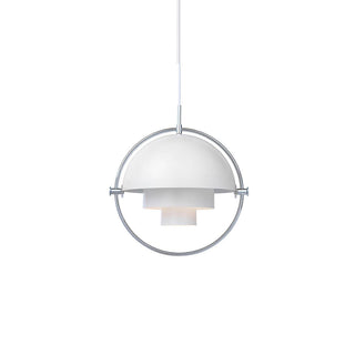 Lustra Suspension Boule Déformée Dorée