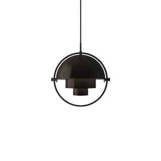Lustra Suspension Boule Déformée Dorée
