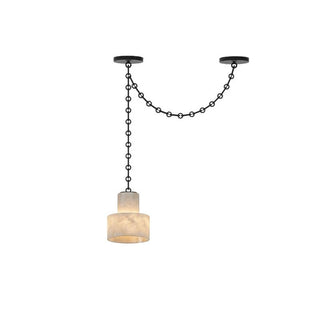 Multi-Tier Chain Drum Pendant Lamp-Neutral Decor