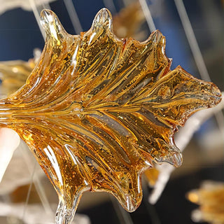 Syraean Lustre en cristal multicolore en forme de feuille d'érable