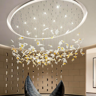 Syraean Lustre en cristal multicolore en forme de feuille d'érable