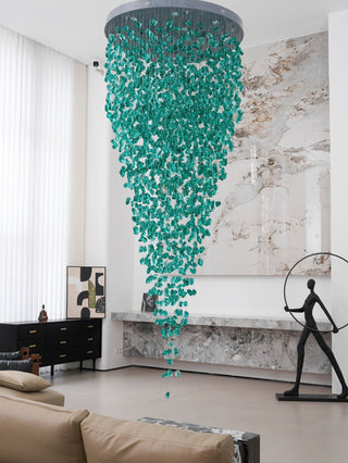 Veshaa Lustre en cristal de pierre de luxe postmoderne