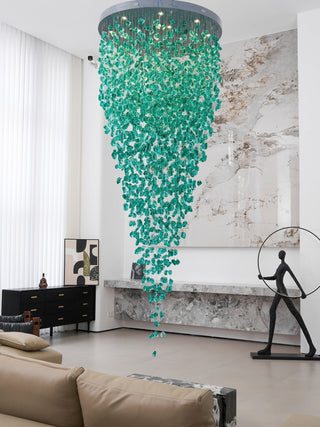 Veshaa Lustre en cristal de pierre de luxe postmoderne