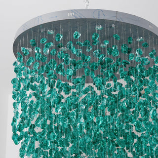 Veshaa Lustre en cristal de pierre de luxe postmoderne