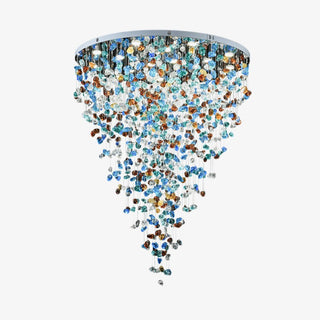 Veshaa Lustre en cristal de pierre de luxe postmoderne