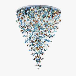 Veshaa Lustre en cristal de pierre de luxe postmoderne