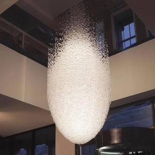 Veshaa Lustre en cristal de pierre de luxe postmoderne