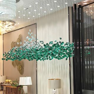 Veshaa Lustre en cristal de pierre de luxe postmoderne
