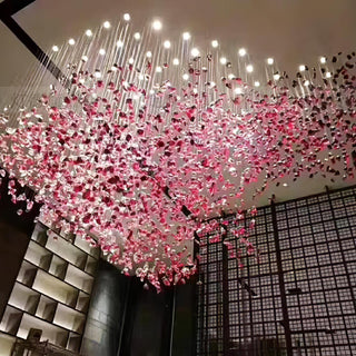 Veshaa Lustre en cristal de pierre de luxe postmoderne