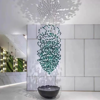Veshaa Lustre en cristal de pierre de luxe postmoderne