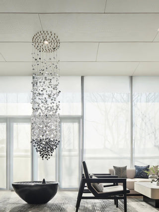 Veshaa Lustre en cristal de pierre de luxe postmoderne