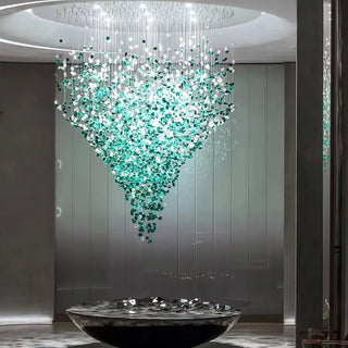 Veshaa Lustre en cristal de pierre de luxe postmoderne