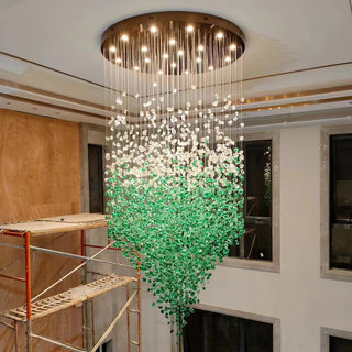 Veshaa Lustre en cristal de pierre de luxe postmoderne