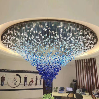 Veshaa Lustre en cristal de pierre de luxe postmoderne