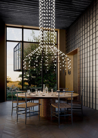Multidot Chandelier-Neutral Decor