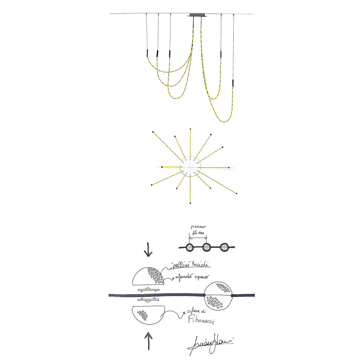 Multidot Chandelier-Neutral Decor