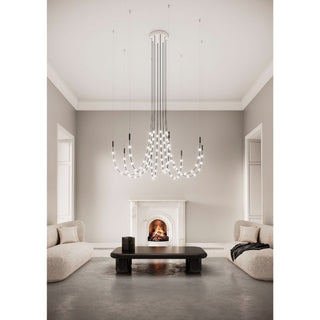 Multidot Chandelier-Neutral Decor