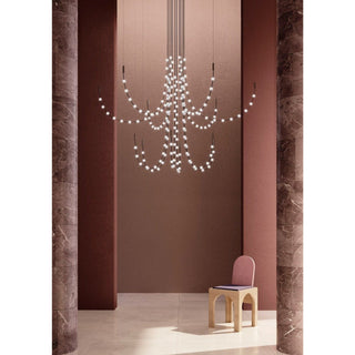 Multidot Chandelier-Neutral Decor