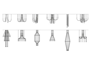 Multidot Chandelier-Neutral Decor