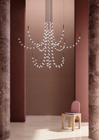 Multidot Chandelier-Neutral Decor