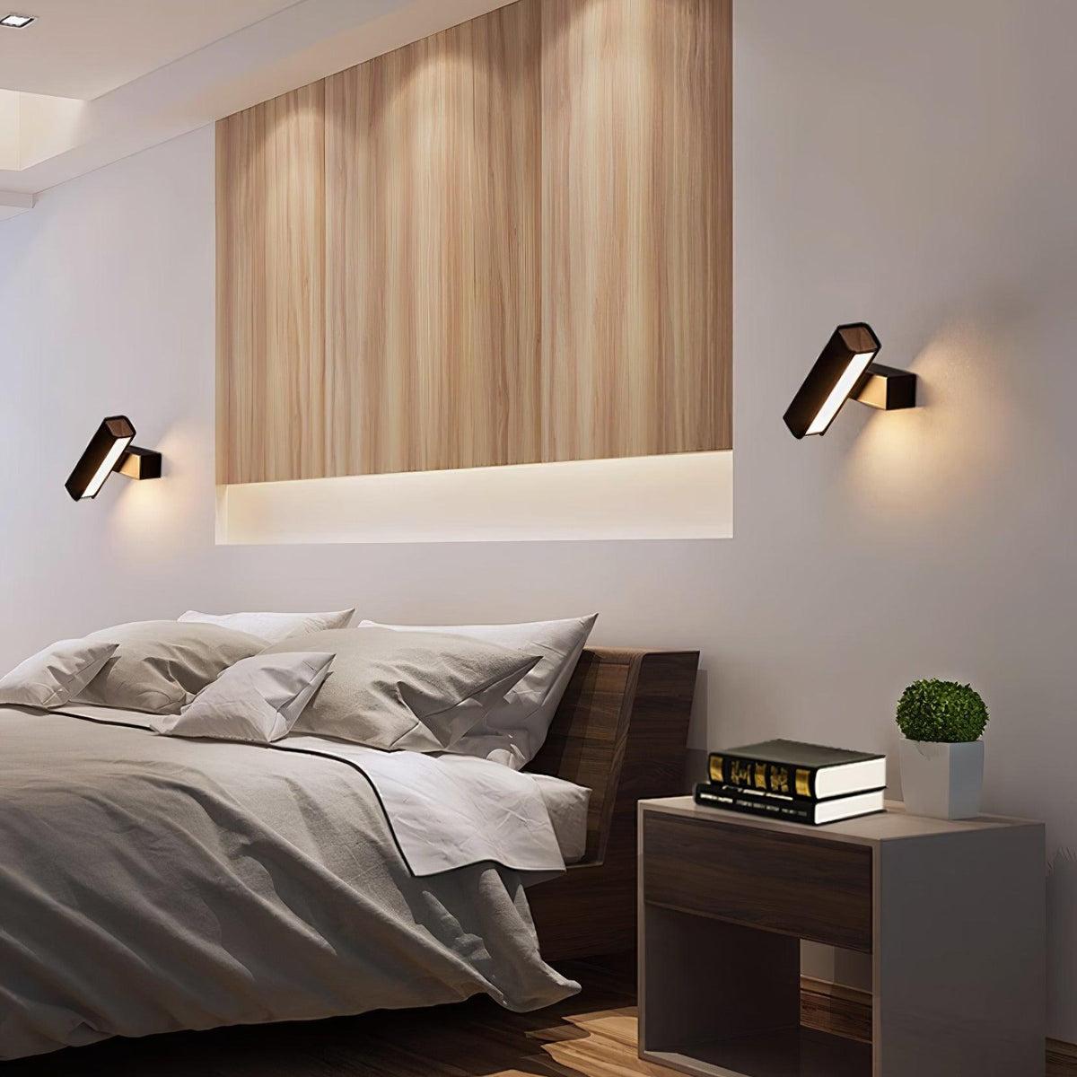Wall Lamp Adjustable Aluminum Light for Bedroom and Living Room-Neutral Decor