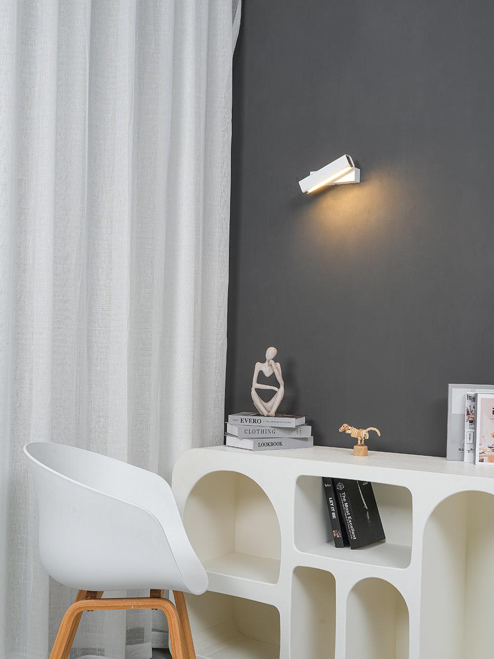 Wall Lamp Adjustable Aluminum Light for Bedroom and Living Room-Neutral Decor