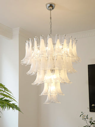Orshaan Lustre Postmoderne de Luxe en Métal et Verre