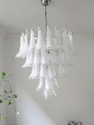 Orshaan Lustre Postmoderne de Luxe en Métal et Verre
