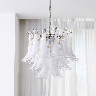 Orshaan Lustre Postmoderne de Luxe en Métal et Verre