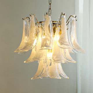 Orshaan Lustre Postmoderne de Luxe en Métal et Verre
