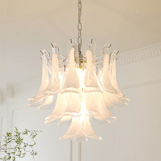Orshaan Lustre Postmoderne de Luxe en Métal et Verre