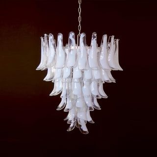 Orshaan Lustre Postmoderne de Luxe en Métal et Verre