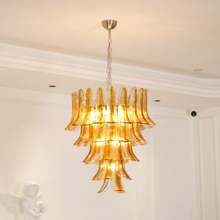 Aurora Lustre en Verre Ambre