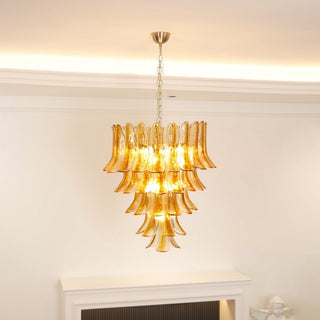 Aurora Lustre en Verre Ambre