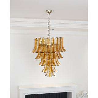 Orshaan Lustre Postmoderne de Luxe en Métal et Verre