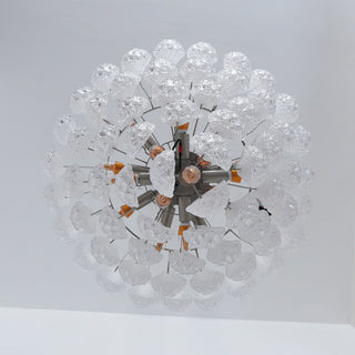 Aurora Lustre Transparent Murano Verre Goutte Rosée Superposé