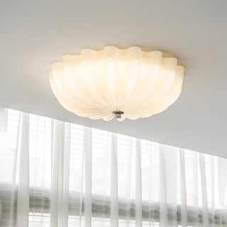 Urelis Plafonnier Verre Soufflé Murano Coquille