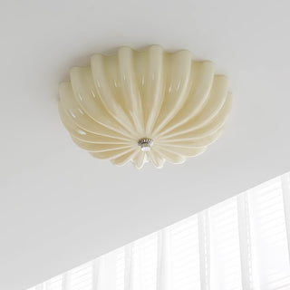 Urelis Plafonnier Verre Soufflé Murano Coquille