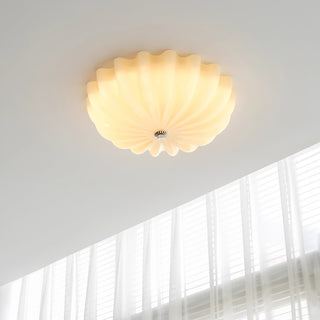 Urelis Plafonnier Verre Soufflé Murano Coquille