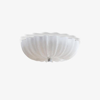 Urelis Plafonnier Verre Soufflé Murano Coquille