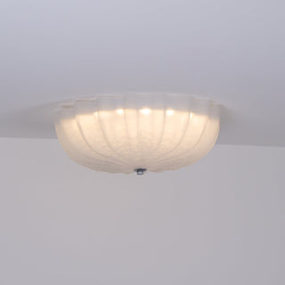 Urelis Plafonnier Verre Soufflé Murano Coquille