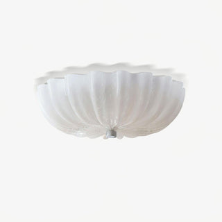 Urelis Plafonnier Verre Soufflé Murano Coquille