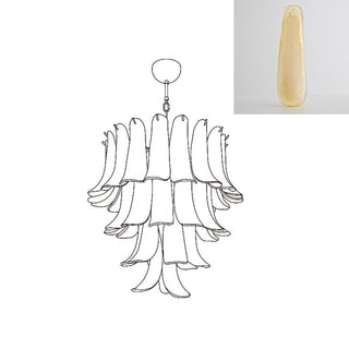 Aurora Lustre Pétales en Verre de Murano Vintage-Luire
